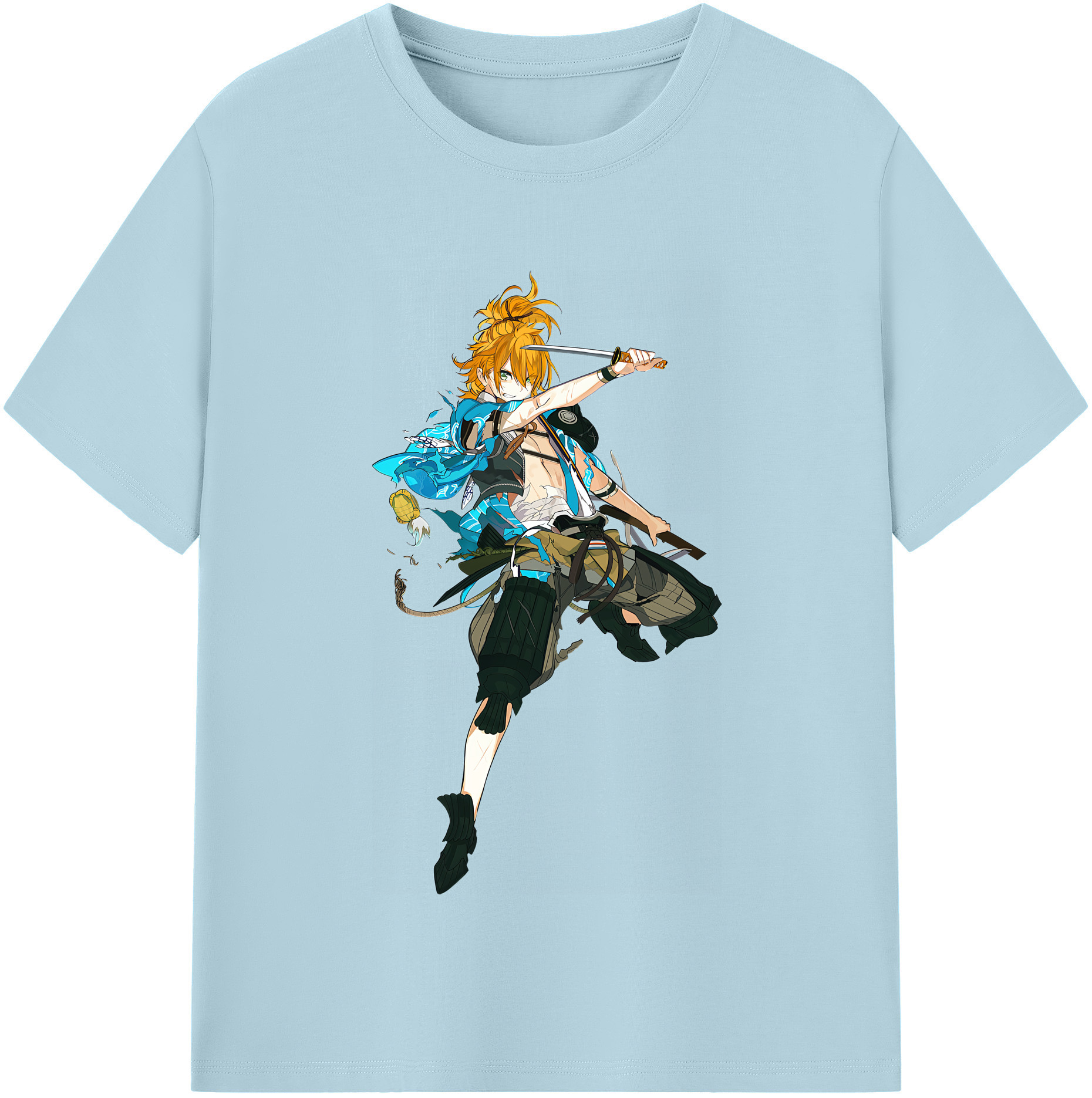 （画像用） 刀剣乱舞 Touken Ranbu 綿100％半袖Tシャツ（フロントプリント）
